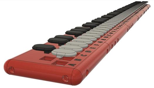 MIDI88: 88-key MX-Based MIDI keyboard