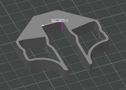 Ikea 17mm - Remix of Multiboard Free-Standing Foot with Double Desk/Table Clamp