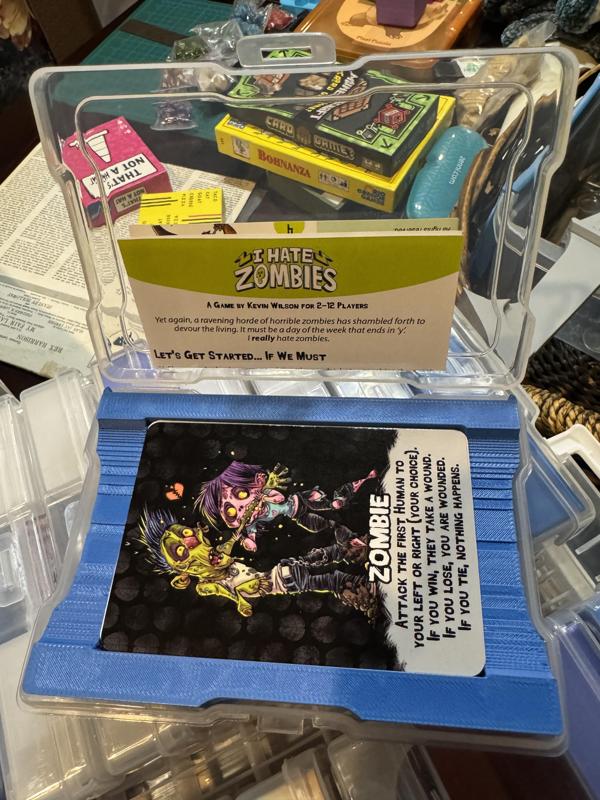 I Hate Zombies photocaddy insert