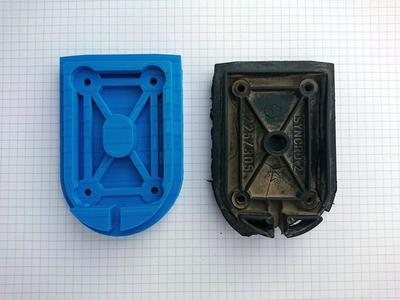 Replacement Syncro heel for Nordica flex 67 ski boot