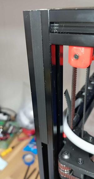 Slot cover for 2020 extrusion