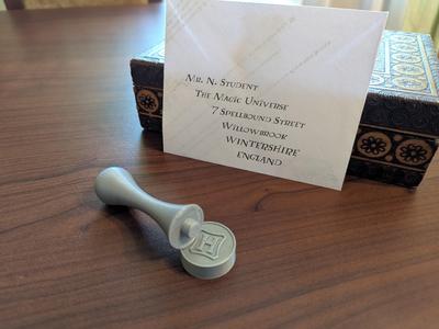 Hogwarts H 3D Stamp STL