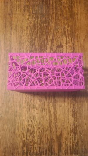 Voronoi Box with handles and solid bottom