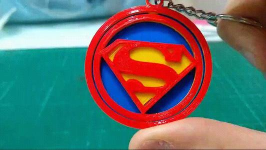 Superman keychain