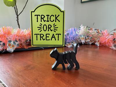 Flexi Articulated Halloween Cat - Halloween Decoration