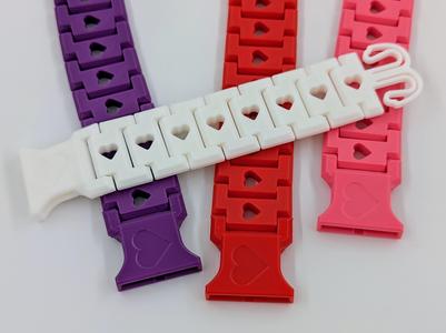 Flexi Love Heart Bracelet | 11 Sizes