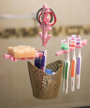 Bathroom Organizer Coral Mirror Ocean-Inspired