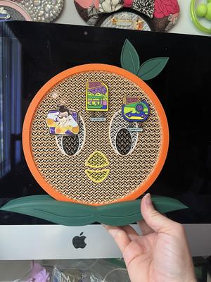 Orange Pin Board