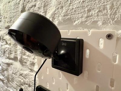 Eve Cam Mount for IKEA Skadis Pegboard
