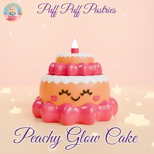 Kawaii Peachy Glow Cake