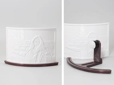 Lithopane bracket