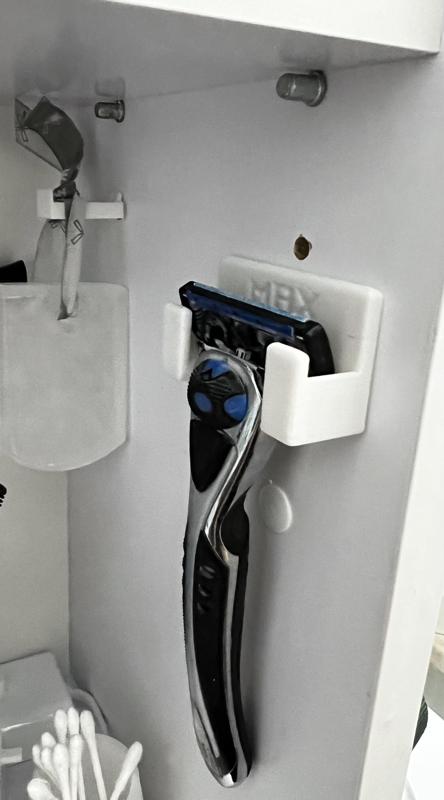Razor Holder / Rasiererhalter Ikea Holes and others with Name Option customizable