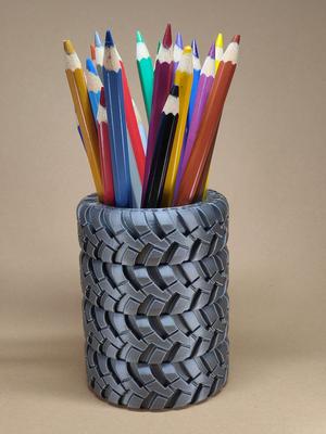 Tire pen holder