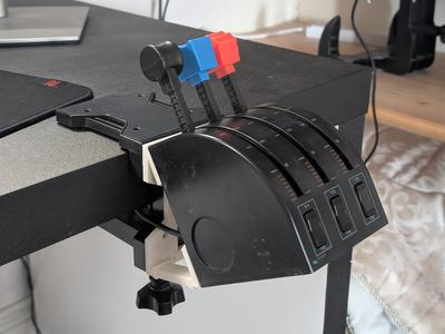 Logitech/Saitek Throttle Quadrant Angle Adapter