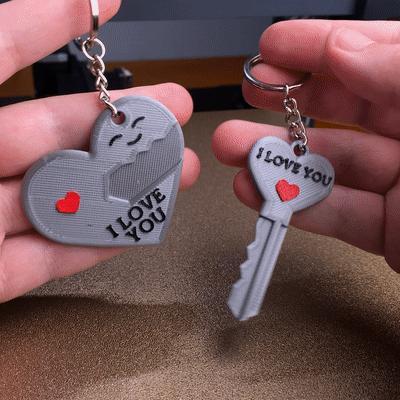 HEART KEYCHAIN FOR COUPLE - Valentine's Day