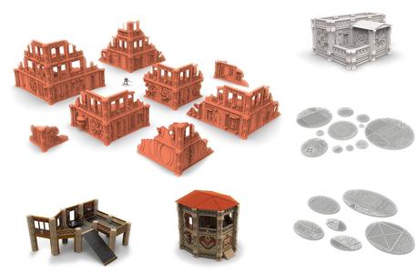 Modular Industrial buildings from damocles kickstarter part 1