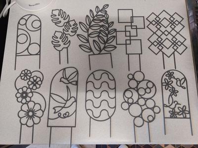 House Plant Trellis, Set of 10