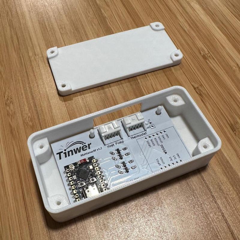 Enclosure for Tinwer Mahtanar Heat Pump Controller (ESPHome Mitsubishi Heat Pump Controller)