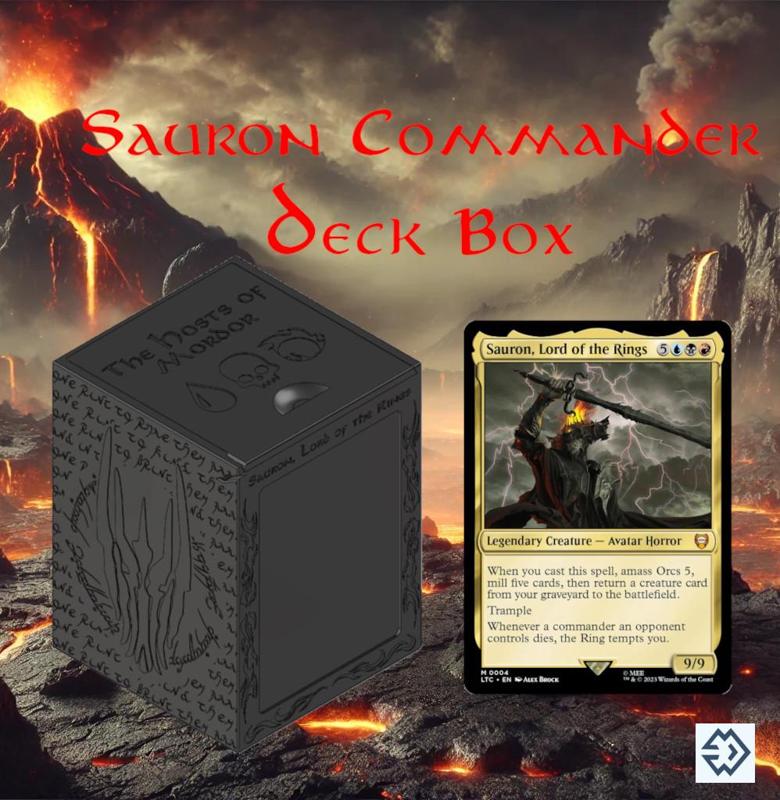 MTG Commander Deck Box - Sauron Themed