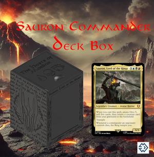 MTG Commander Deck Box - Sauron Themed