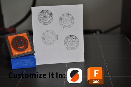Super Easy Customizable Stamp Small