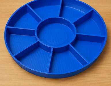 9-Compartment Snack Tray