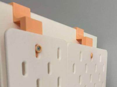 Ikea skadis mount for Ikea Baggebo shelf