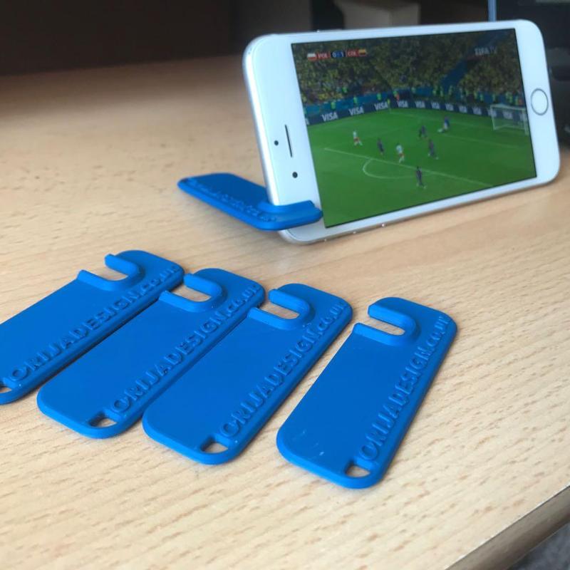 Keyring phone stand