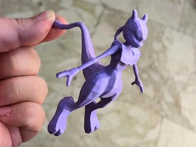 Lowpoly Mewtwo