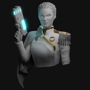 Lotara Sarrin bust / Warhammer / World Eaters / Captain