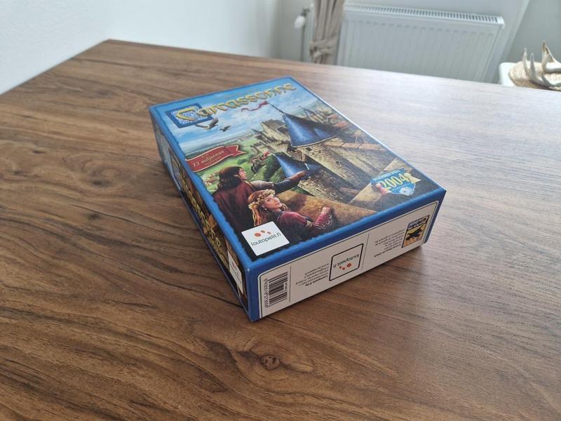 Carcassonne 3d Print Insert/Organizer inc.BootsInShoes tile holder