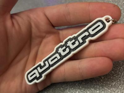 Audi QUATTRO Keychain