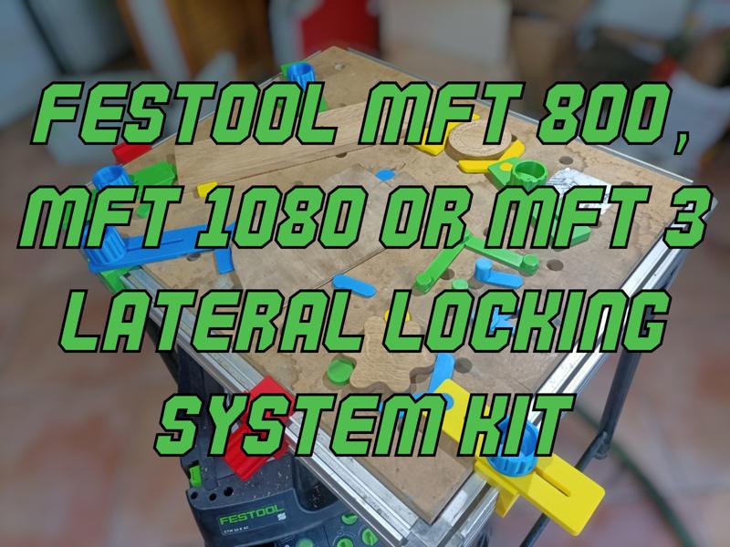 Festool lateral locking system kit for MFT 800, MFT 1080 or MFT/3 table