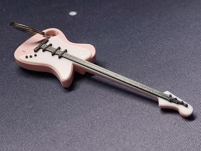 Guitar Keychain 4 colours