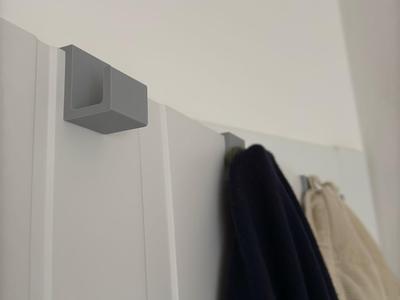 Coat hanger on the door