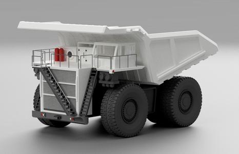 Liebherr T284 mining Dump Truck- Fully 3D printabl