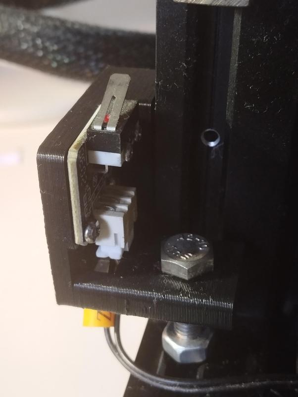Ender 3v2 - limit switch holder + button
