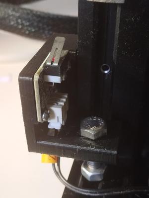 Ender 3v2 - limit switch holder + button