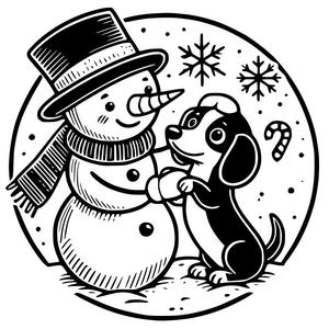 Snowman (8) coasters