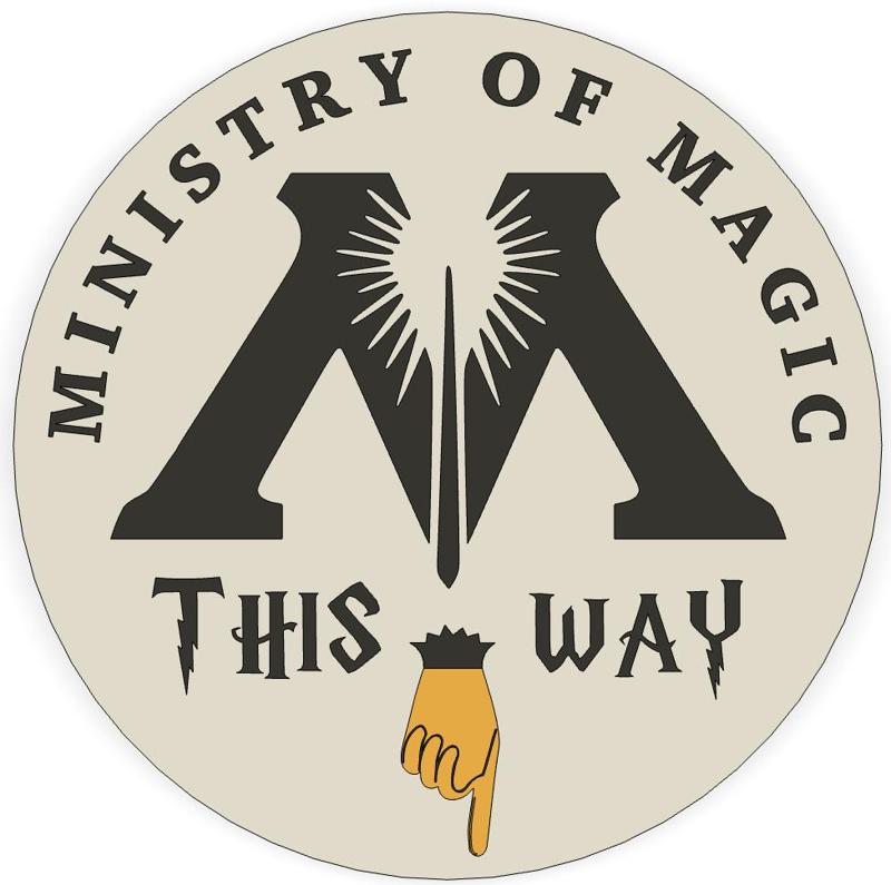 Bathroom Sign - Ministry of Magic