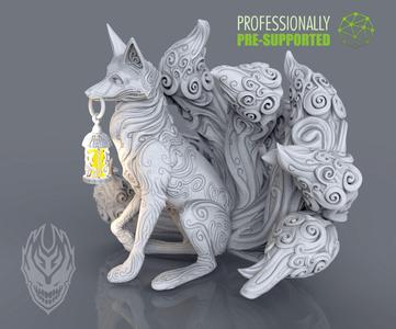 Kitsune - 9 tailed fox Miniature