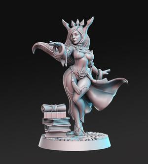 Sapphire - Female Wizard - 32mm - DnD