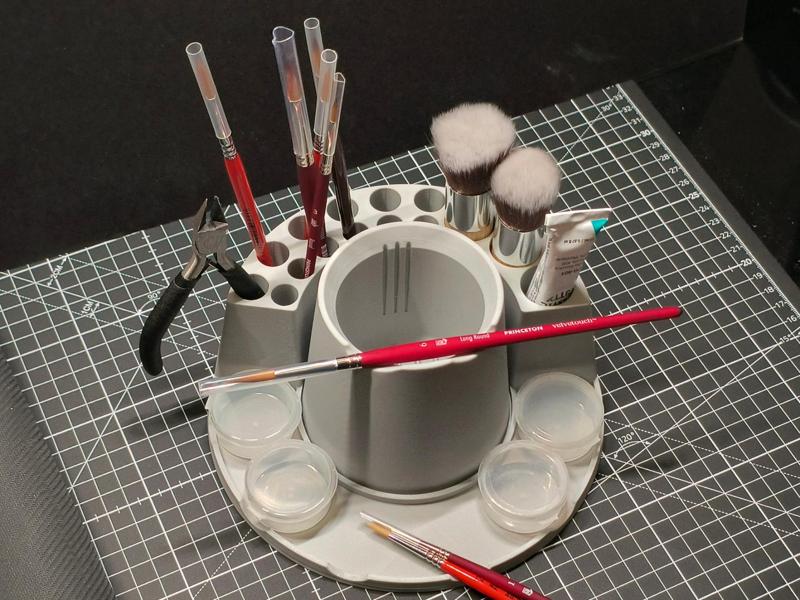 Brush and Water Pot Holder Remix