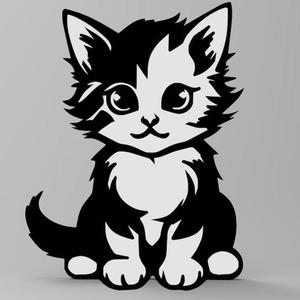 Badge chaton