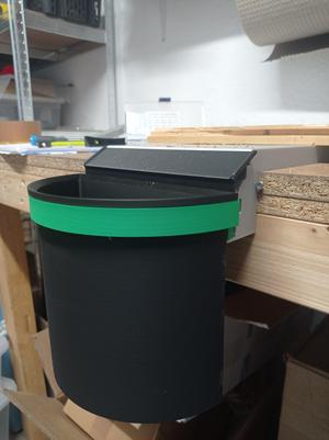 Workbench bucket/trash can for Festool MFT