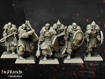 Undead Blackwatch Core Unit - Highlands Miniatures