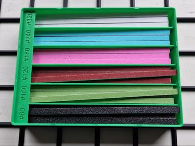 Gridfinity 4x3 filing/sanding stick holder