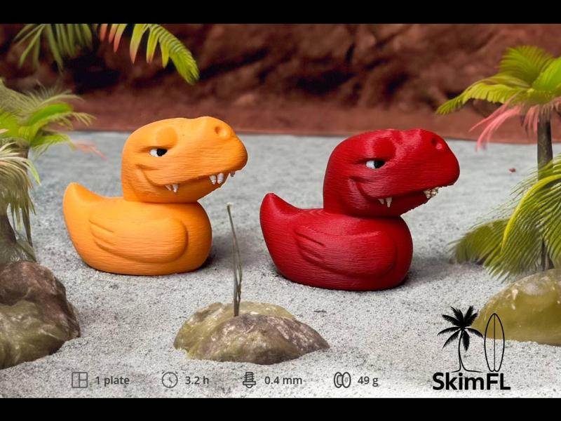 T-Rex Trex Duck Dinosaur Dinoduck