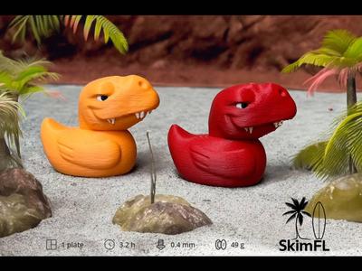 T-Rex Trex Duck Dinosaur Dinoduck