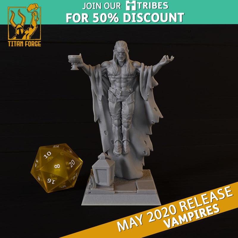 Lucien Hesus - Vampires - Titan Forge Miniatures May 2020